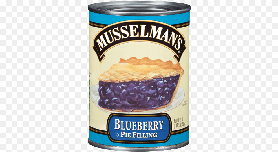 Blueberry Pie Musselman39s Blueberry Pie Filling, Tin, Can, Food Free Png