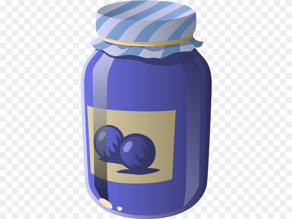 Blueberry Sauce Jars Vector Graphic On Pixabay Clipart Transparent Background Blueberry, Jar, Berry, Food, Fruit Free Png