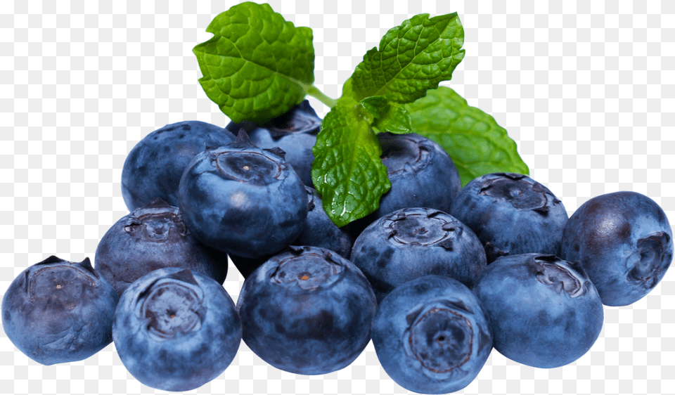 Blueberry With Leaf Image Blueberry, Produce, Berry, Food, Fruit Free Transparent Png