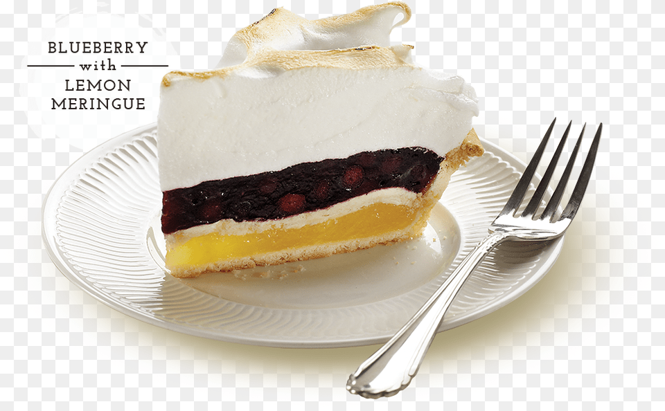 Blueberry With Lemon Meringue Lemon And Blueberry Meringue, Cutlery, Fork, Birthday Cake, Cake Png