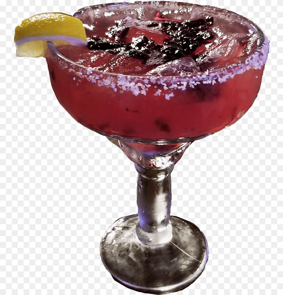 Blueberrylemonmargarita Wine Glass, Alcohol, Beverage, Cocktail, Plant Png Image