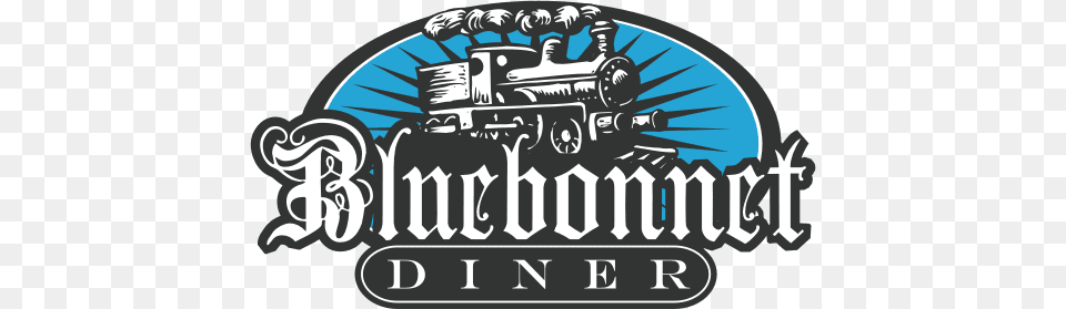 Bluebonnet Diner Logo Gothic Initial B Large Wall Clock, Text, Engine, Machine, Motor Free Png Download