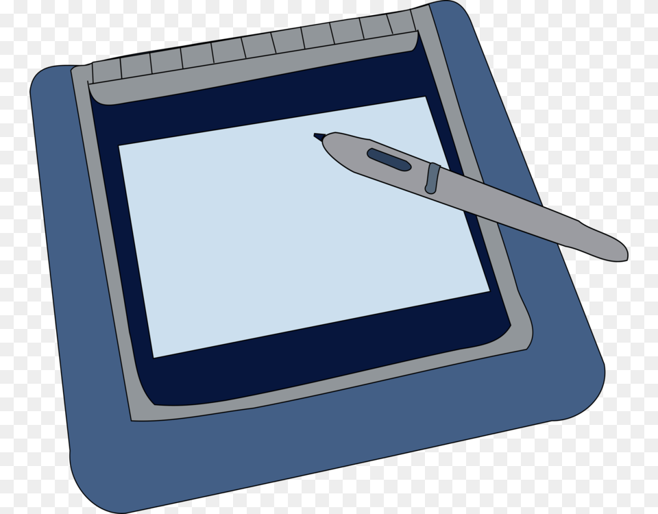 Bluecomputer Iconangle Graphic Tablet Clipart, Computer, Electronics, Tablet Computer Free Png
