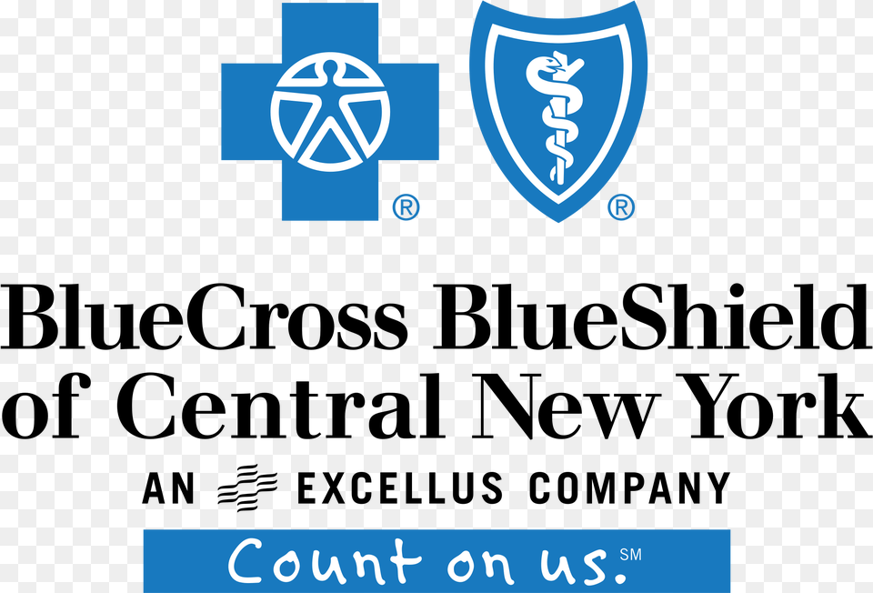 Bluecross Blueshield Of Central New York Logo Transparent Waxed Nylon Dental Floss Plain, Armor, Shield Png