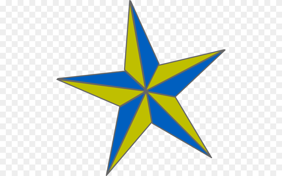 Bluegold Naut Star Clip Arts Download, Star Symbol, Symbol, Animal, Fish Png Image