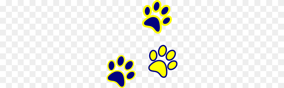 Bluegold Paw Print Clip Art For Web, Footprint Free Transparent Png