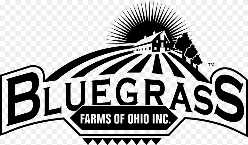 Bluegrass Farms Of Ohio Logo Graphic Design, Person, Architecture, Building, Factory Png