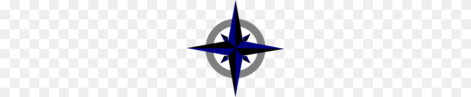 Bluegrey Compass Rose Clip Art For Web, Cross, Symbol Png
