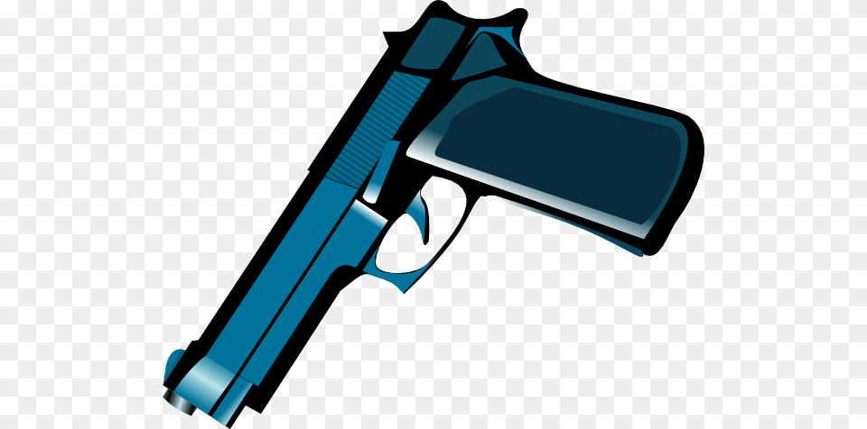 Bluegun Clip Art For Web, Firearm, Gun, Handgun, Weapon Free Png