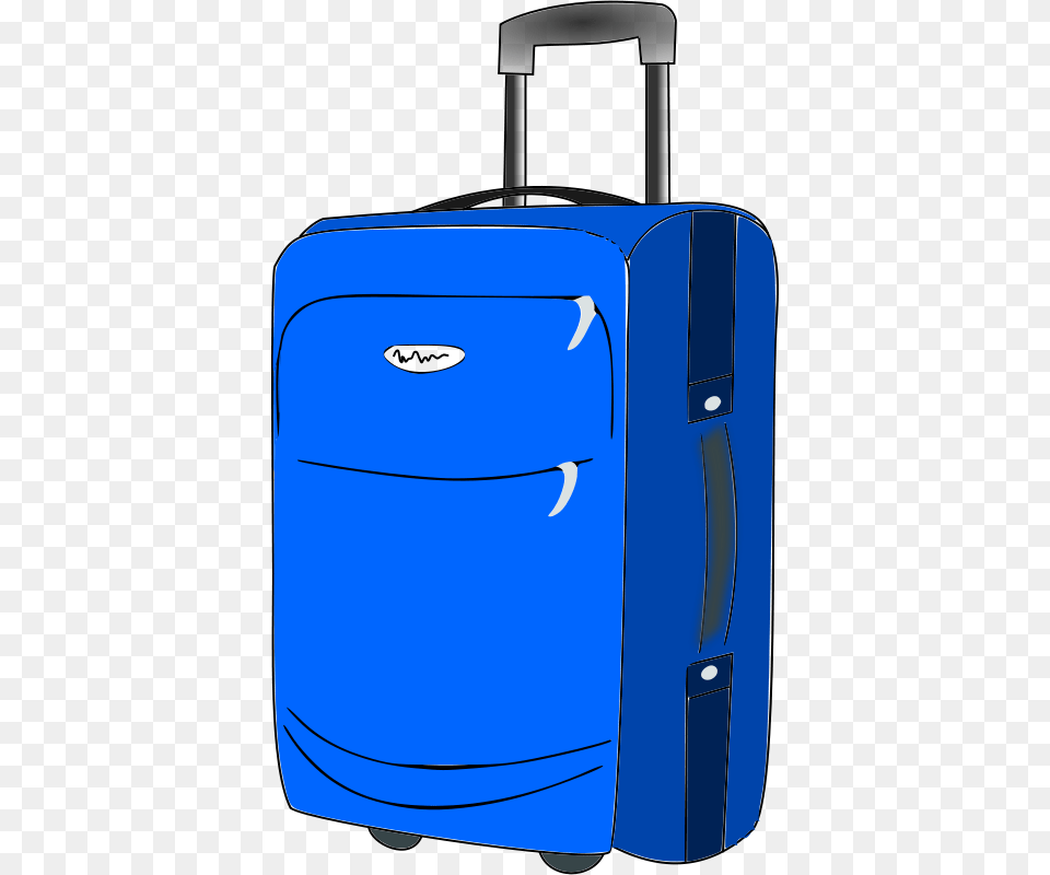 Bluehand Luggageelectric Blue Luggage Clip Art, Baggage, Suitcase Png Image