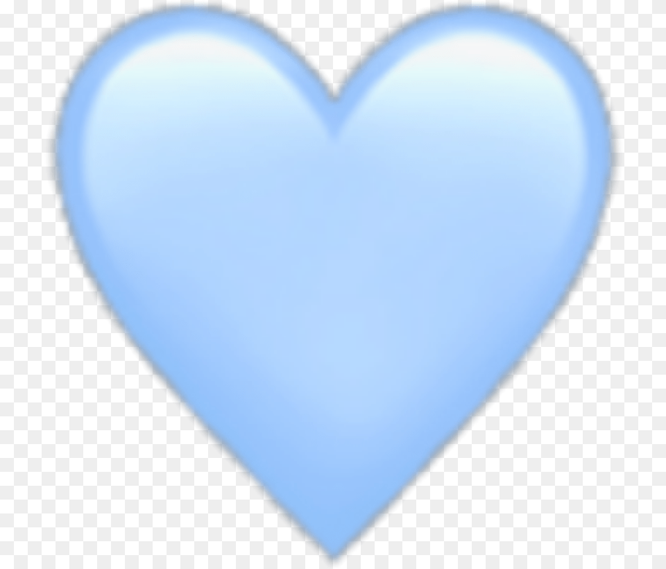 Blueheart Heart Emoji Blueheartemoji Blueemoji Pastel Heart, Balloon Png Image