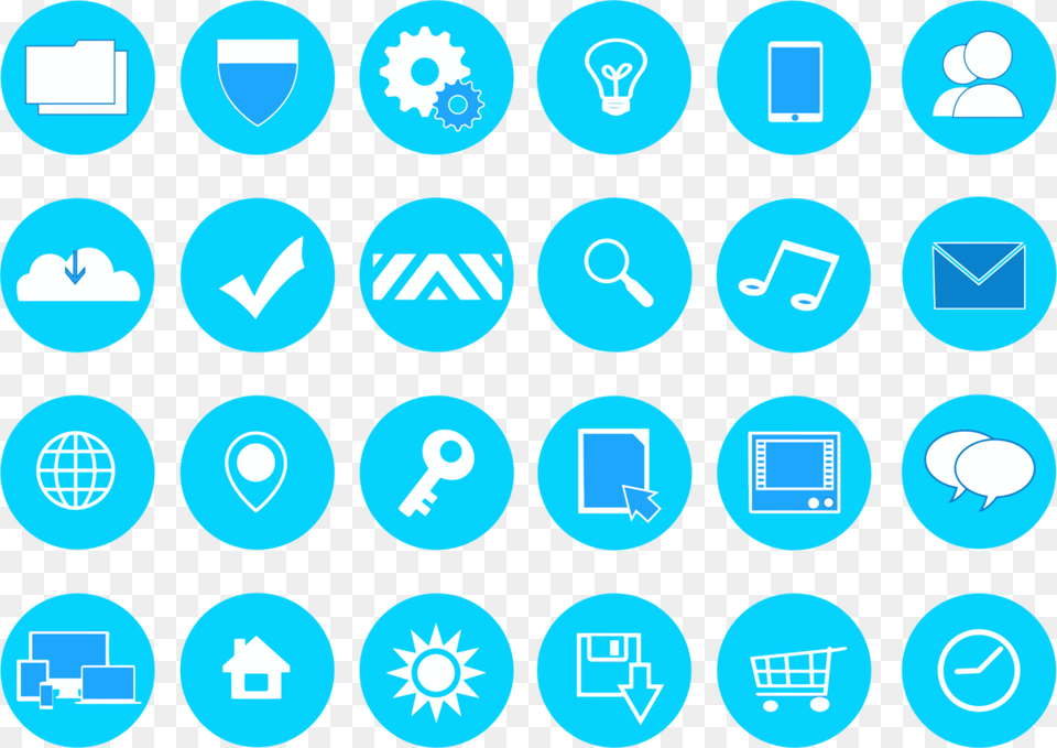 Bluehuman Behaviorcomputer Icon Blue Icons, Symbol, Face, Head, Person Free Png Download