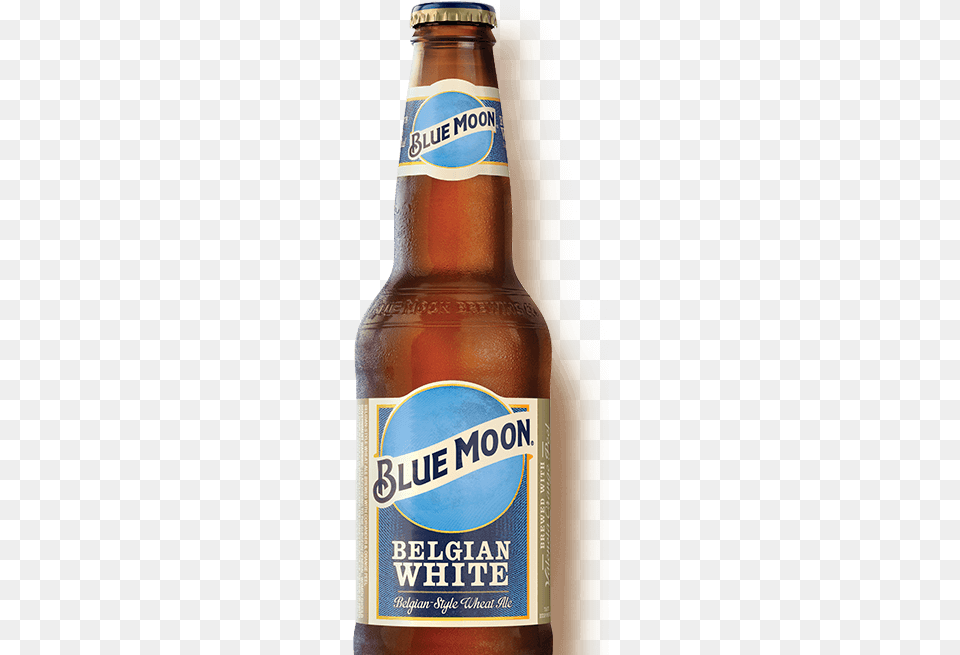 Bluemoon Belgian White Beer Bottle Blue Moon Beer, Alcohol, Beer Bottle, Beverage, Liquor Free Png