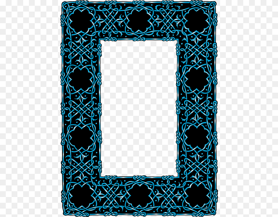 Bluepicture Framerectangle Celtic Knotwork Border, Home Decor, Rug, Pattern, Accessories Png Image