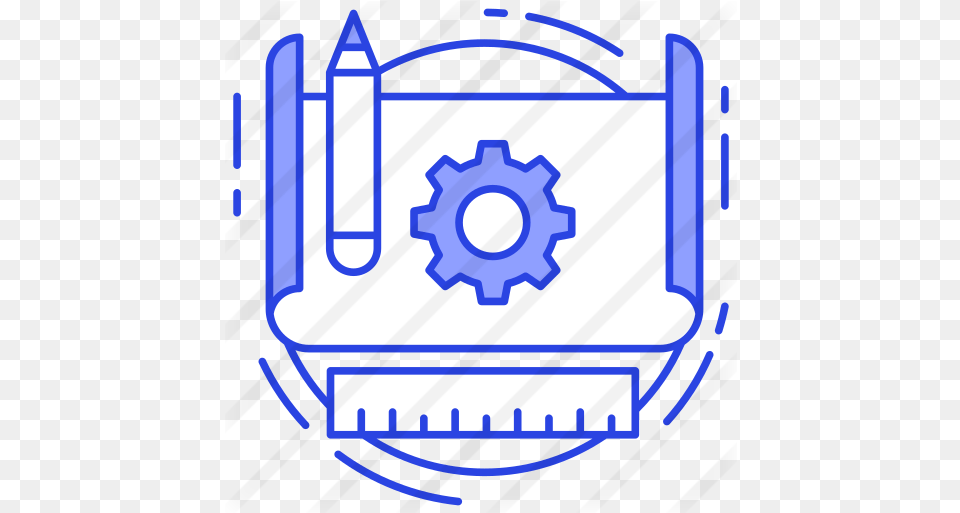 Blueprint New Project Icon, Machine, Gear Free Transparent Png