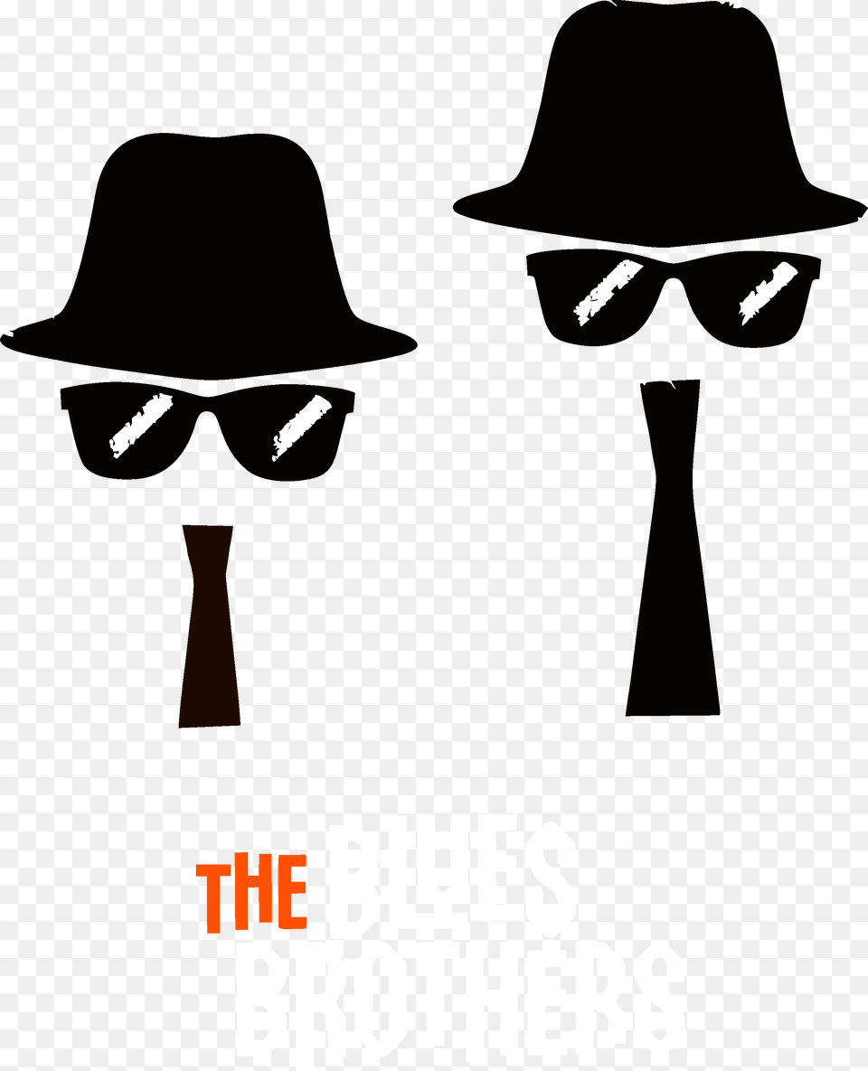 Blues Brothers Blues Brothers Retro Poster, Accessories, Clothing, Sunglasses, Hat Png Image