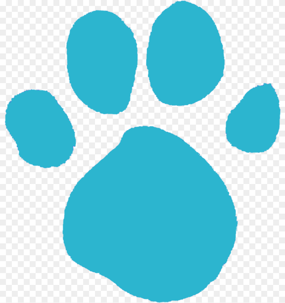 Blues Clues Blue Paw Print, Baby, Person, Footprint, Home Decor Png Image