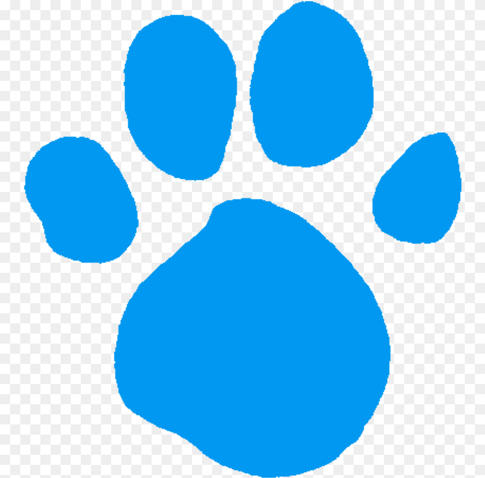 Blues Clues Paw Print Blues Clues Blue Paw Print, Footprint, Baby, Person Free Png Download