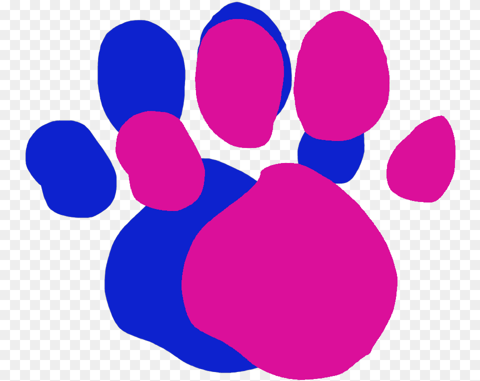 Blues Clues Paw Print Maisy Mouse Clues Magenta Paw Print, Purple, Baby, Bowling, Leisure Activities Free Png