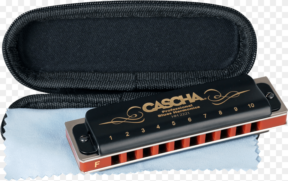 Blues Harmonica In F Diatonic Cascha Hh 2025professional Blues Key Of C With Case And Cleaning Clot, Musical Instrument Free Png