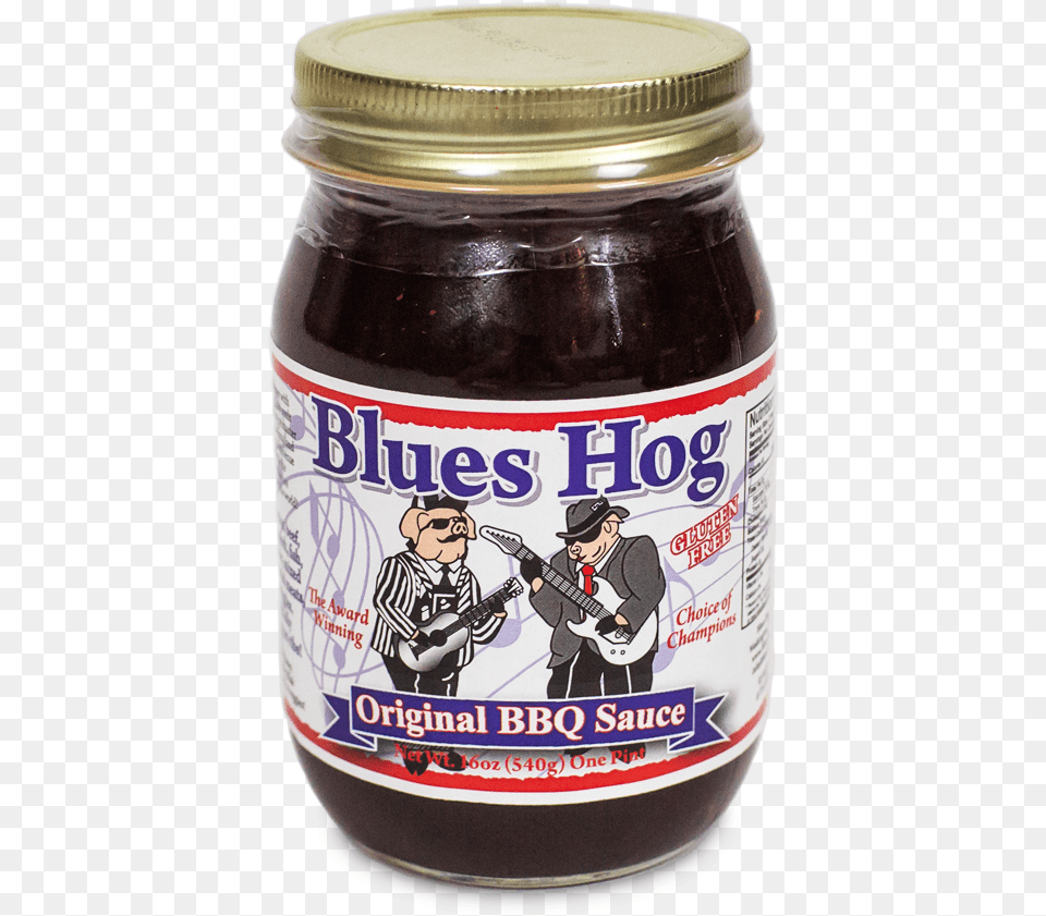 Blues Hog Original Bbq Sauce Blues Hog Bbq Sauce, Guitar, Musical Instrument, Person, Baby Png