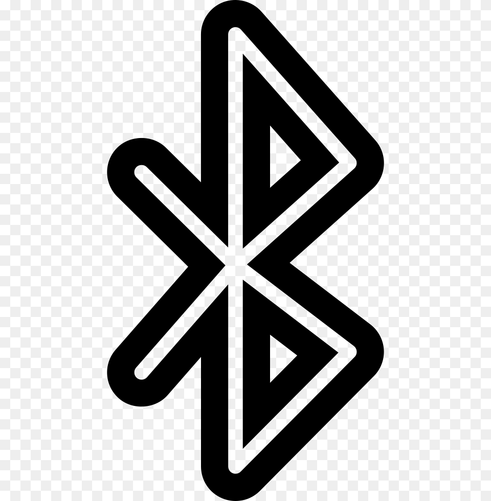 Bluetooth, Symbol, Star Symbol, Cross Free Png Download