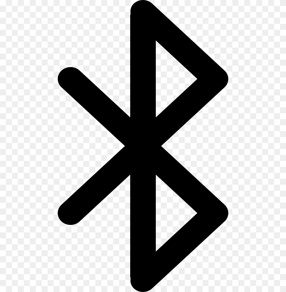 Bluetooth Comments Bluetooth Icon Vector, Symbol, Sign, Cross Png Image