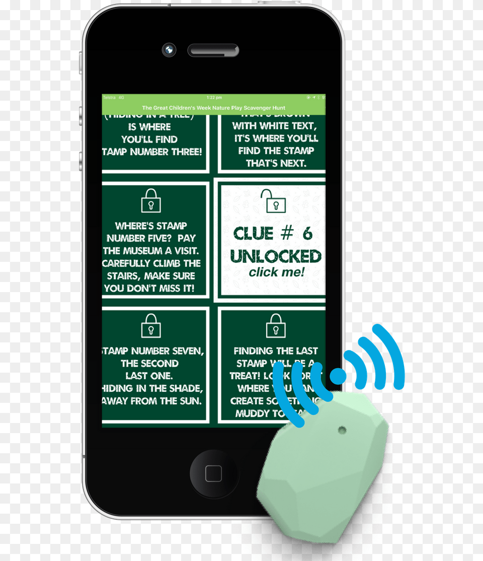 Bluetooth Ibeacon Treasure Hunts U2014 Green Code Creative Iphone, Electronics, Mobile Phone, Phone Free Png