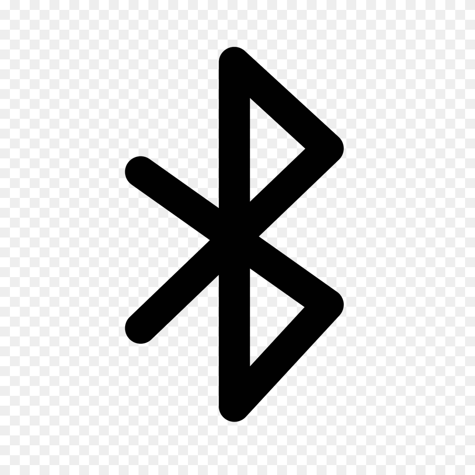 Bluetooth Icon, Gray Free Png