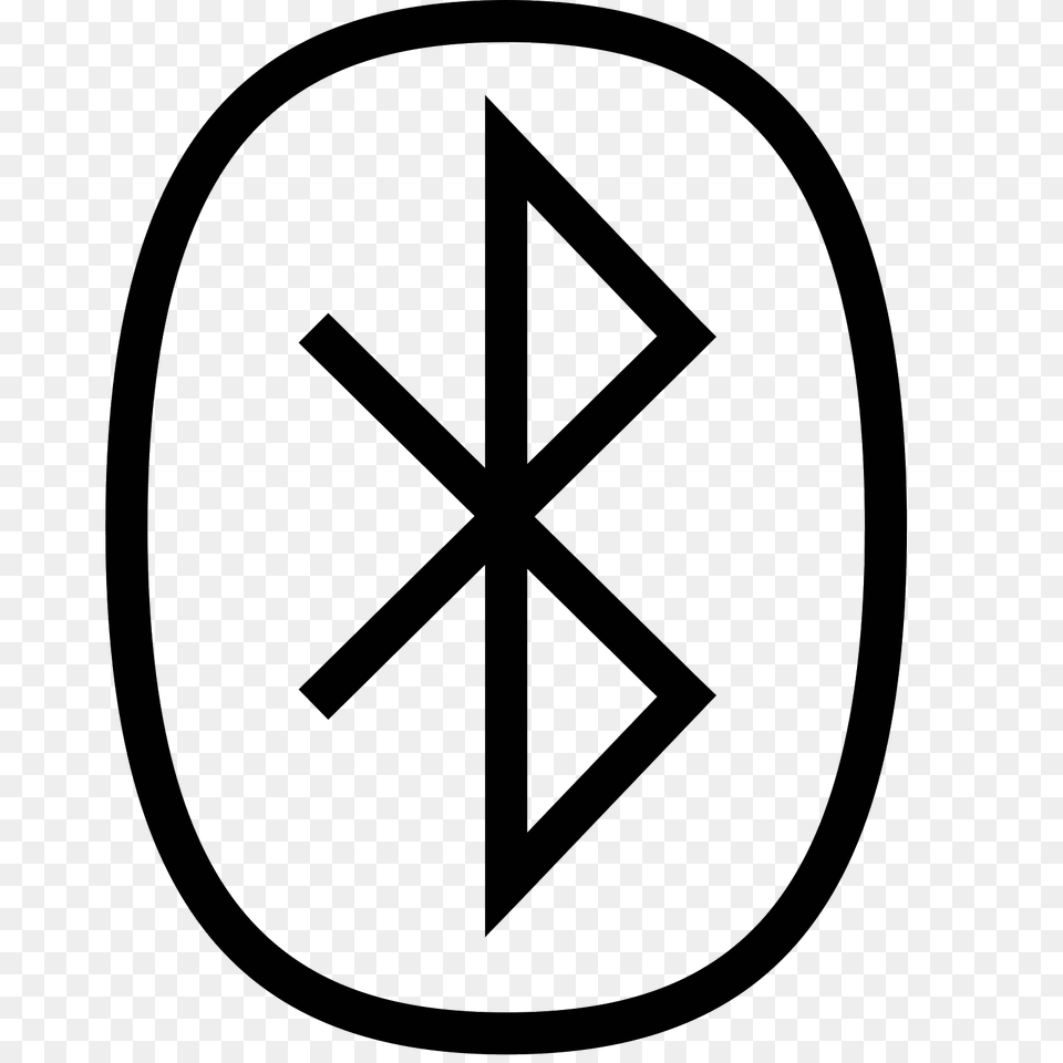 Bluetooth Icon, Gray Free Png