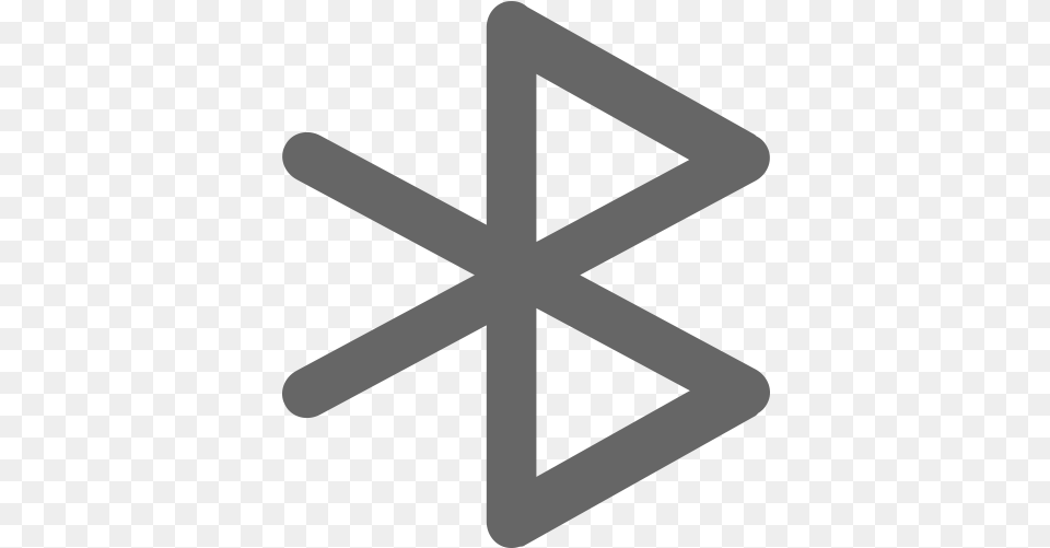 Bluetooth Icon Black Screen, Star Symbol, Symbol, Cross Free Png Download