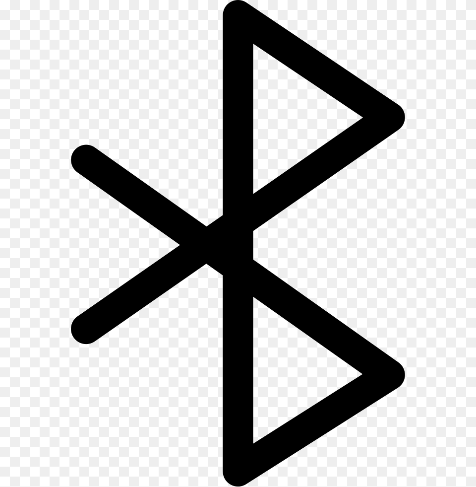 Bluetooth Icon Cross, Symbol, Star Symbol, Sign Free Png Download