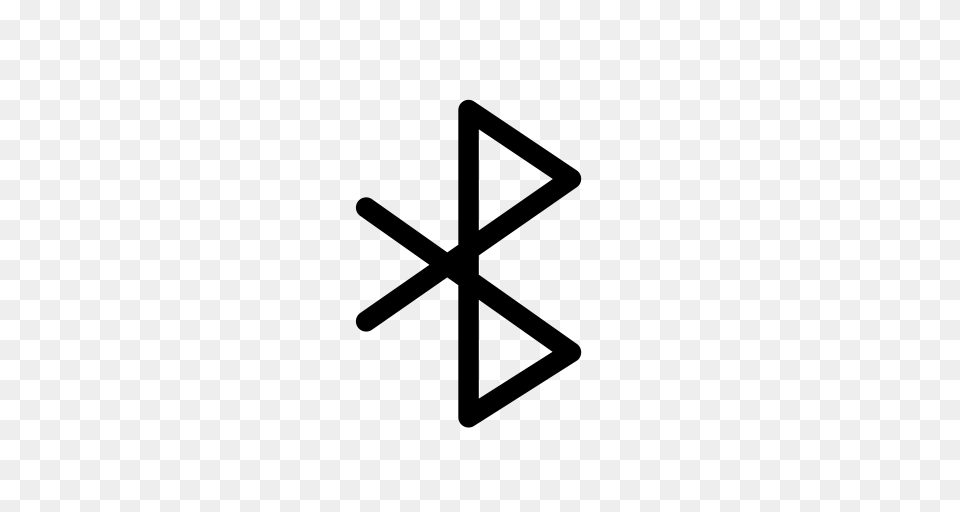 Bluetooth Icon With And Vector Format For Unlimited, Gray Free Transparent Png