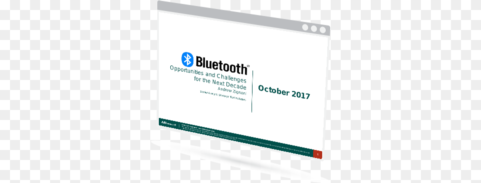 Bluetooth Opportunities And Challenges For The Next Decade Lcd Display, Paper, Text, White Board Free Png Download