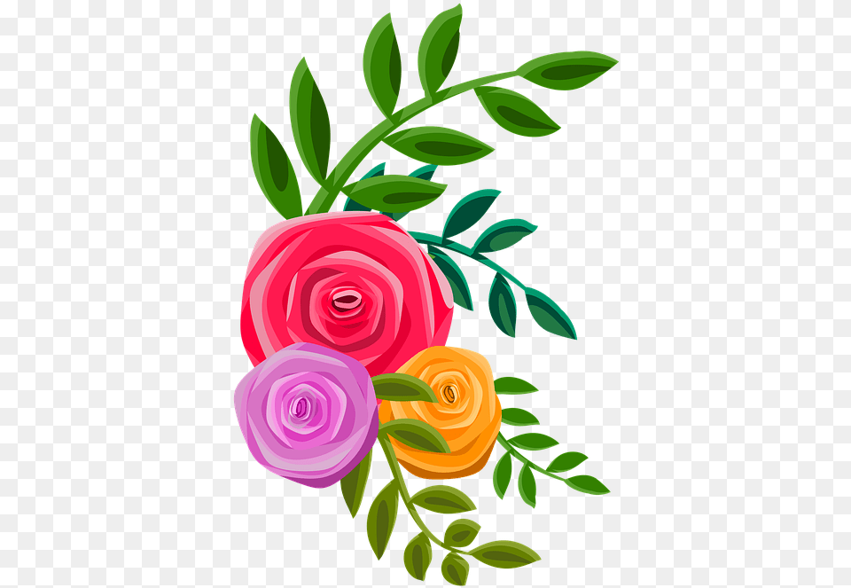 Blumen Ornamente In Farbe Zum Ausdrucken, Art, Floral Design, Flower, Graphics Free Png