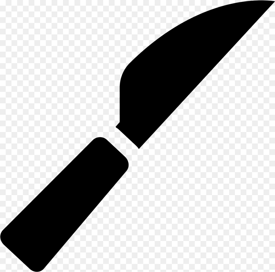 Blunt Knife Clipart Clipartxtras Chef39s Knife Clipart, Gray Free Png