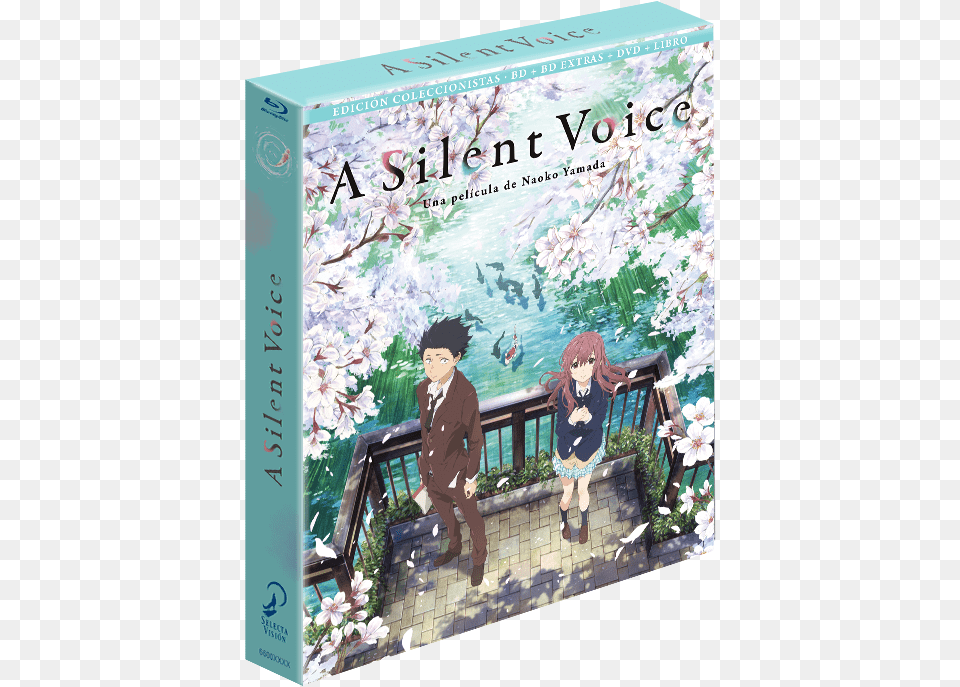 Bluray Collectors Edition A Silent Voice Dvd A Silent Voice, Book, Comics, Publication, Person Free Transparent Png