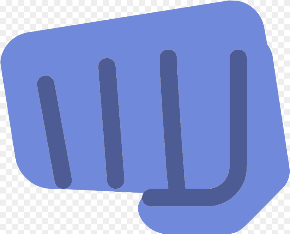 Blurplefistbump Discord Emoji Horizontal Png Image