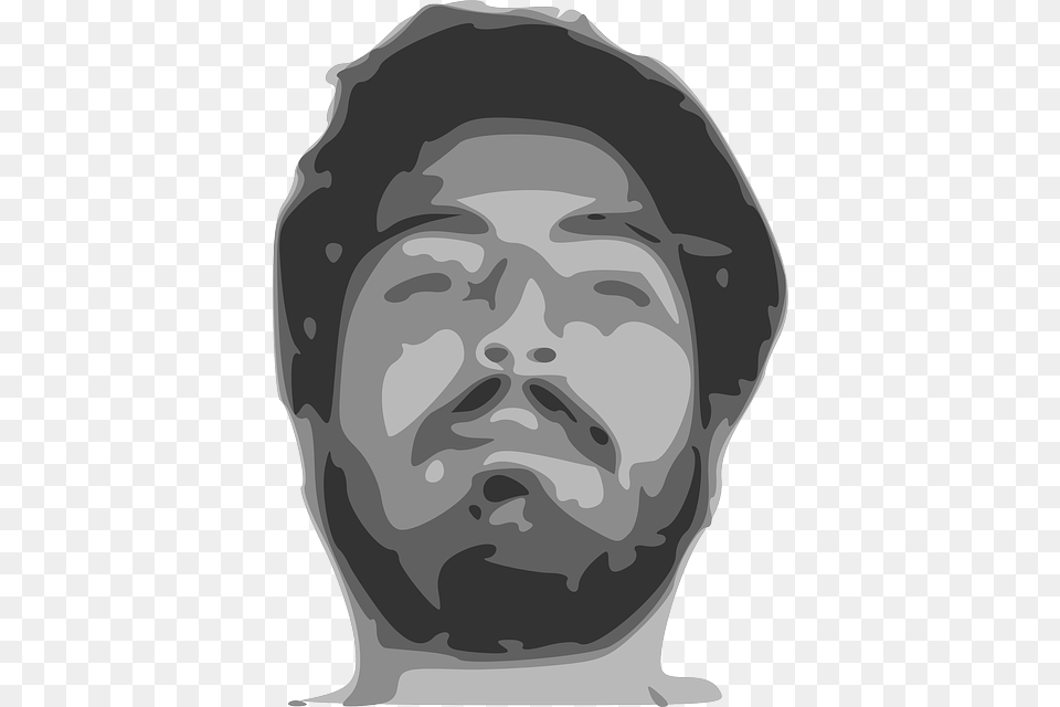 Blurry Face Bust Beard Man Person Drawing Blurry Busto De Una Persona, Head, Photography, Portrait, Stencil Png