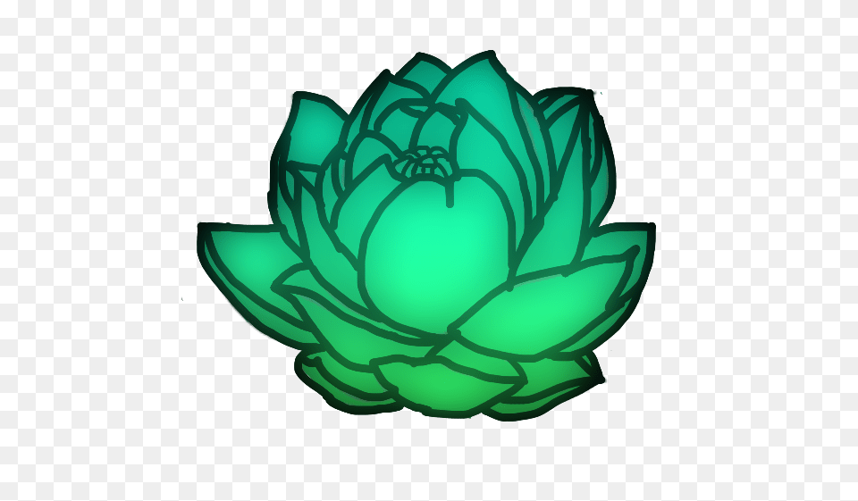 Blurry Flower Gradient Rose Green Blue Teal Neon Staine, Food, Produce, Artichoke, Plant Free Transparent Png
