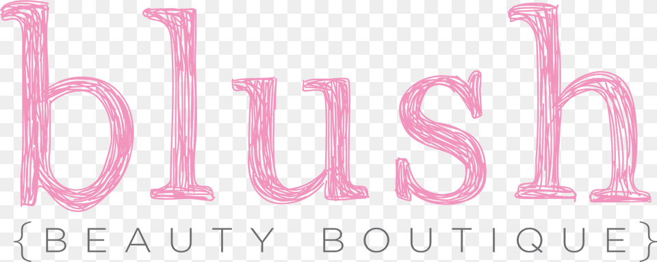 Blush Beauty Boutique Calligraphy, Text Png