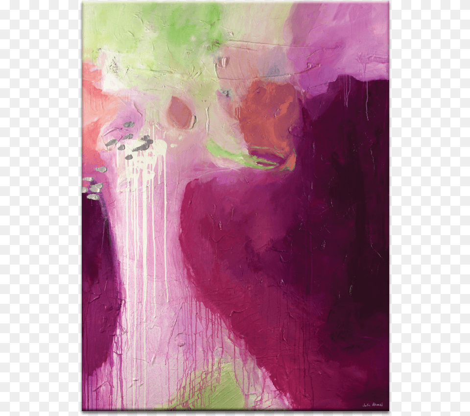 Blush Framed Poster Prints Blush By Julie Ahmad, Art, Modern Art, Painting, Purple Png Image