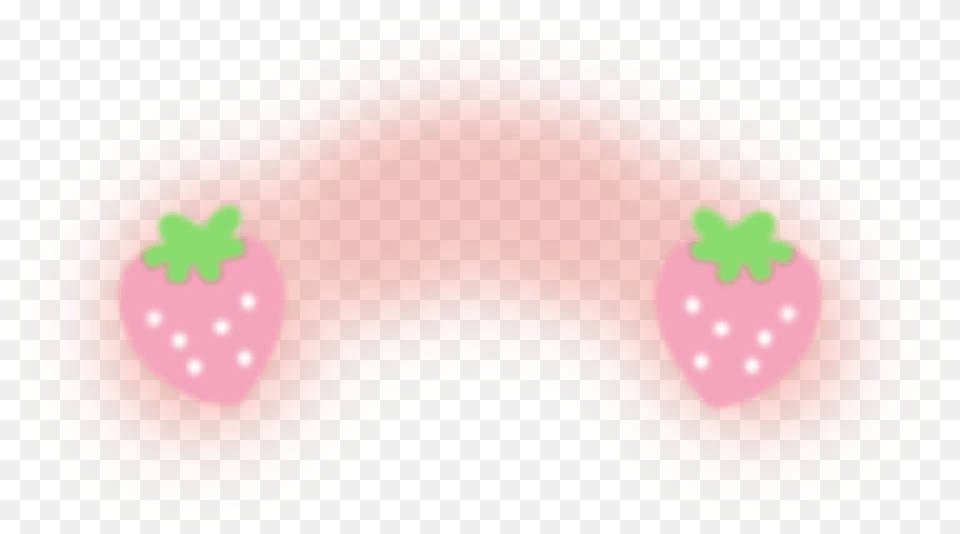 Blush Pink Soft Uwu Strawberry Strawberries Overlay Strawberry Png