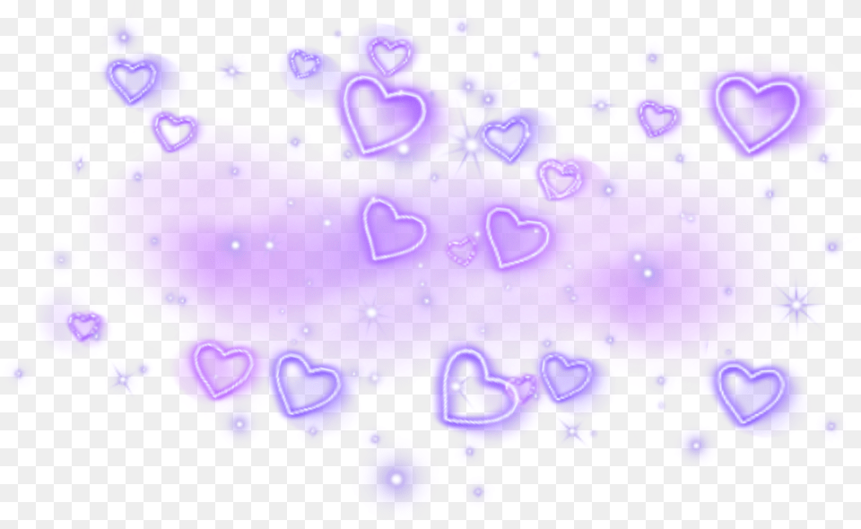 Blush Purple Hearts Brush Cute Aesthetic Shiny Dot, Art, Graphics, Birthday Cake, Cake Png