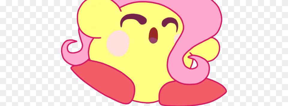 Blushing Blush Sticker Cute Fluttershy Happy Hug Cute Kirby Transparent, Baby, Person Png