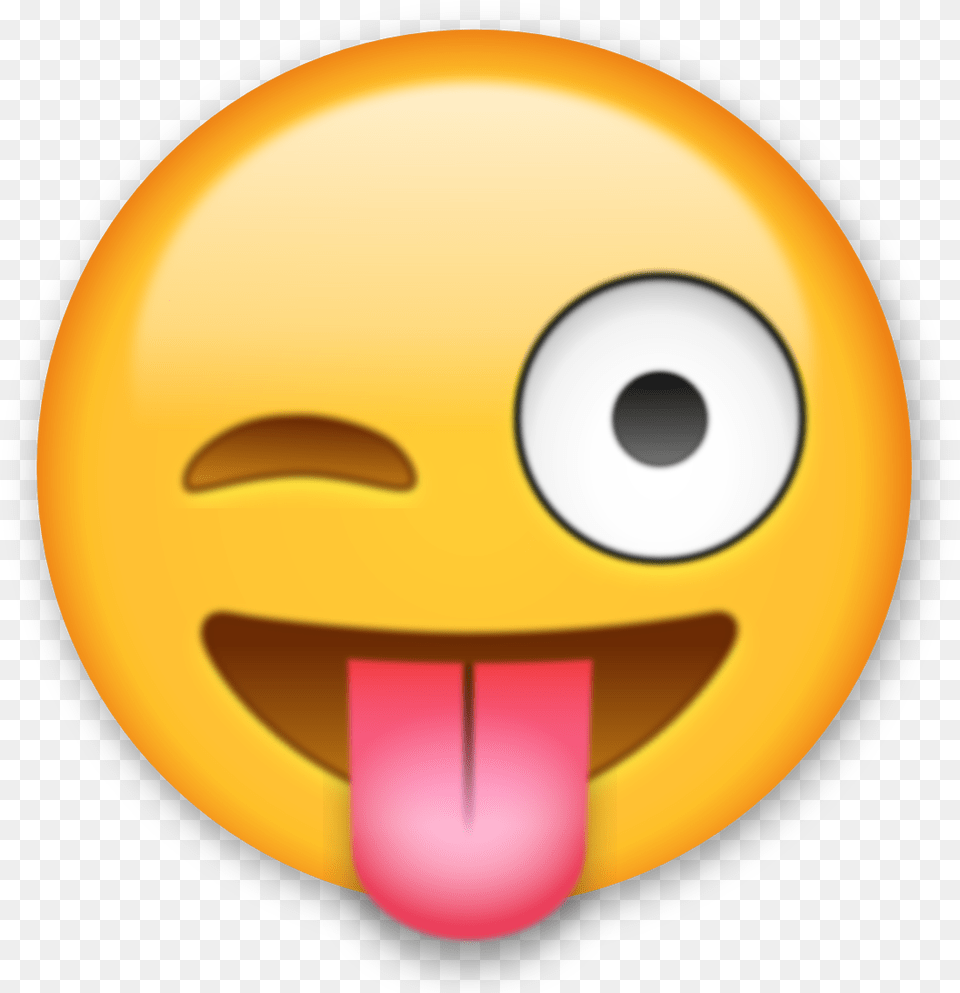 Blushing Emoji Hd Sticking Tongue Out Emoji, Astronomy, Moon, Nature, Night Free Png