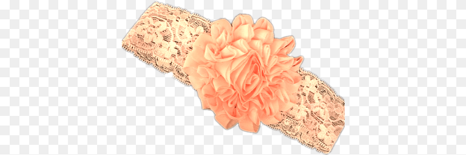 Blushing Lace Pink Large Flower Headband Headband, Plant, Adult, Bride, Female Free Png Download
