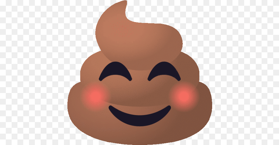 Blushing Pile Of Poo Gif Blushing Pileofpoo Joypixels Discover U0026 Share Gifs Happy, Clothing, Hat Free Transparent Png