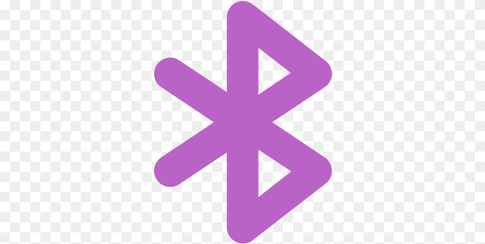 Blutooth Connection Wireless Device Icono Bluetooth O, Purple, Symbol, Star Symbol Free Transparent Png