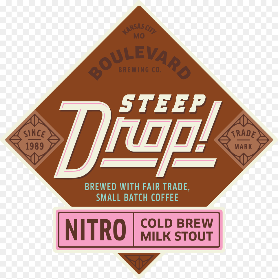 Blvd Steep Drop Nitro Coffee Milk Stout, Advertisement, Poster, Scoreboard Free Png Download